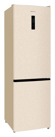 холодильник nordfrost rfc 390d nfym бежевый