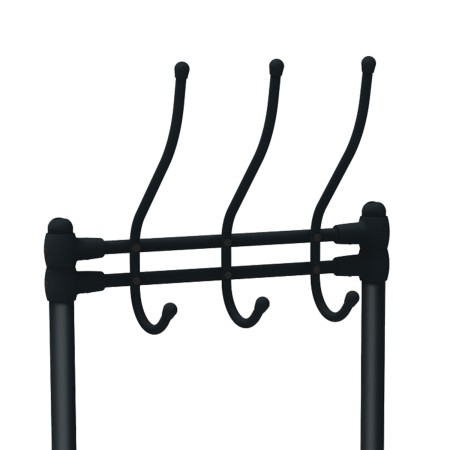 вешалка ника впш3 напольная,в прихожую, черный/матовый черный