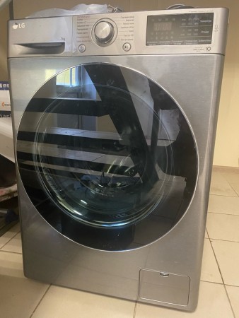 стиральная машина lg f2j6hsds steam-,вмятина, без упаковки, потертости