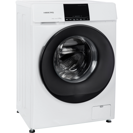 стиральная машина hiberg i-wq6-814 w inverter, белый