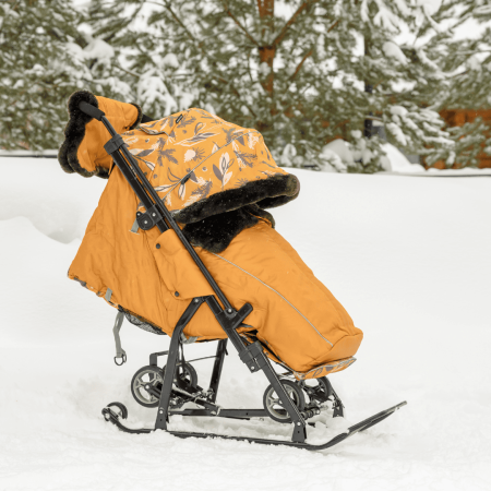 санки ника детям 7-5 нд7-5н горчичный