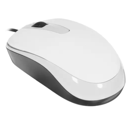 мышь проводная genius dx-120 usb white