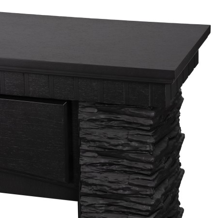 портал firelight porto 42/40/36", камень черный/шпон венге