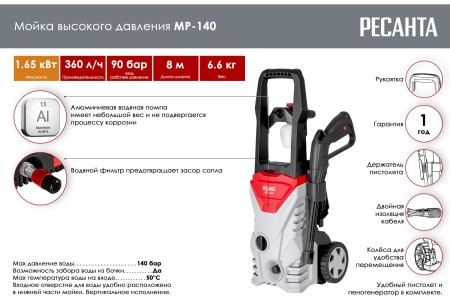 минимойка ресанта мр-140