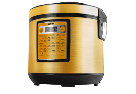 мультиварка centek ct-1495 черный/золото