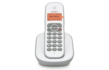 телефон texet tx-d4505a dect бело-серый