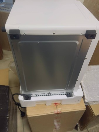 мини печь oasis m-s/bl35w белый, замятие на корпусе 