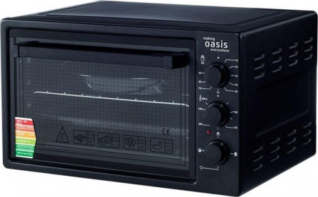 мини печь oasis m-s55cb черный