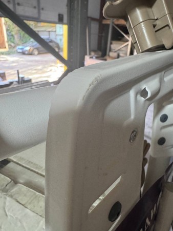 гладильная доска ника ника 12 (с лавандой), рванный чехол, царапины на корпусе, замята подставка