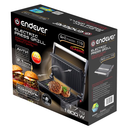гриль endever grillmaster 119