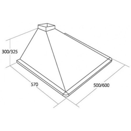 вытяжка akpo wk-3 elegant 60 белый + фильтр