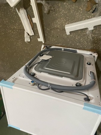 стиральная машина lg f2j3ns0w steam-, погнута ножка