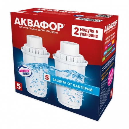 кассета аквафор в5 (в100-5) (комплект из 2 шт)
