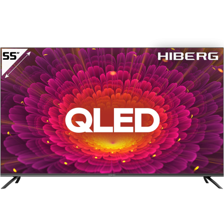 телевизор qled hiberg qled 55y smart tv 4k