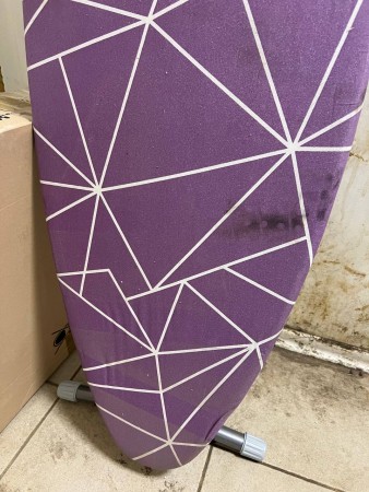 гладильная доска ника ника 9 тефлон (с линиями на сливовом) замятие , загрезнение чехла