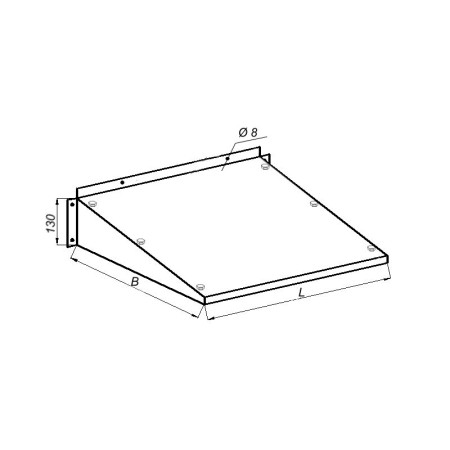 козырек сборный 1000*560