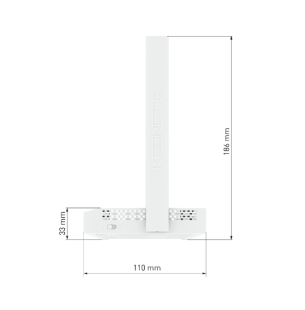 wi-fi роутер keenetic air (kn-1613) white беспроводной