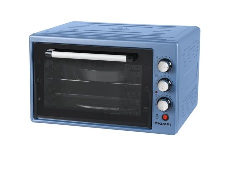 мини печь kraft kf-mo 3804 rkbu (синий)