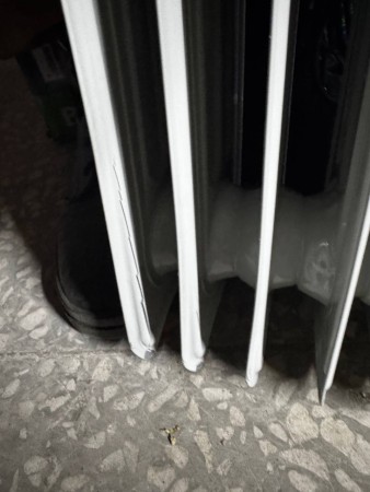 масляный радиатор oasis bb-20t (с вентилятором),царапина, замятие