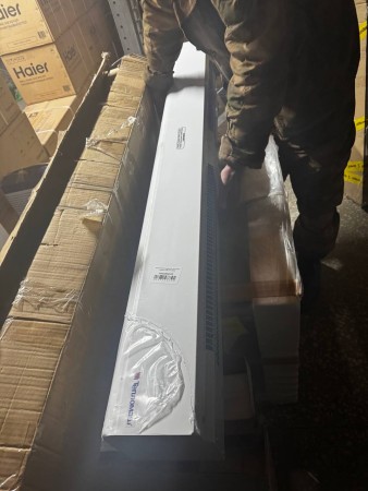 тепловая завеса тепломаш кэв-6п1264е, замятия и потертости на корпусе