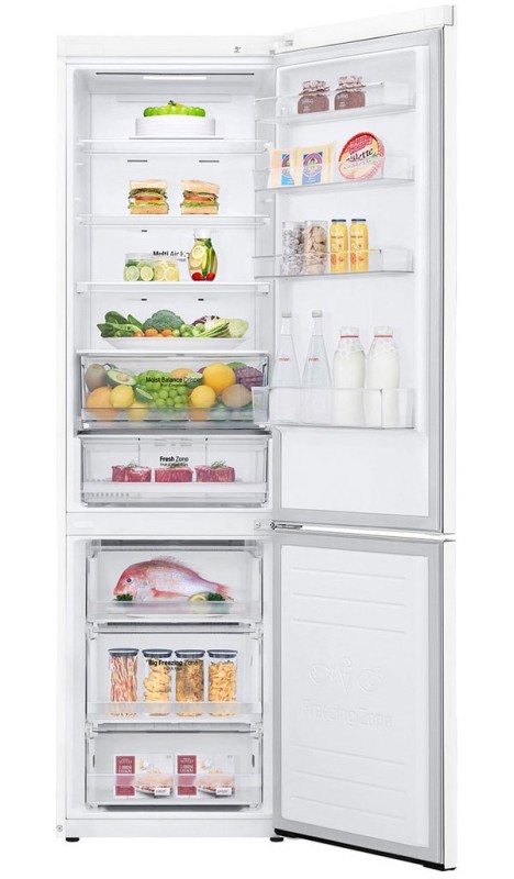 Холодильник LG GC-B509 MQWM белый, дисплей (203,0)