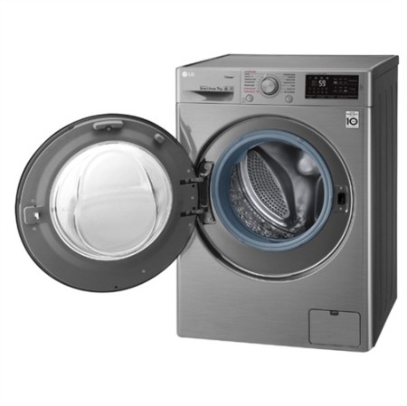 стиральная машина lg f2m5hs6s steam, серебро
