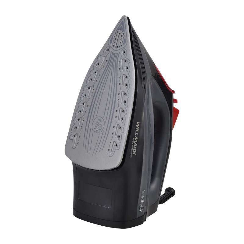 Утюг Willmark SI-2468CBP черный/красный