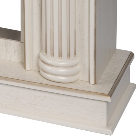 портал firelight olympia 42/40/36", слоновая кость с золотой патиной