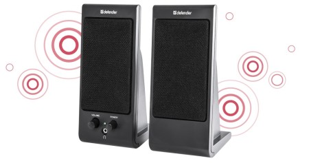акустическая 2.0 система defender spk-170 черный