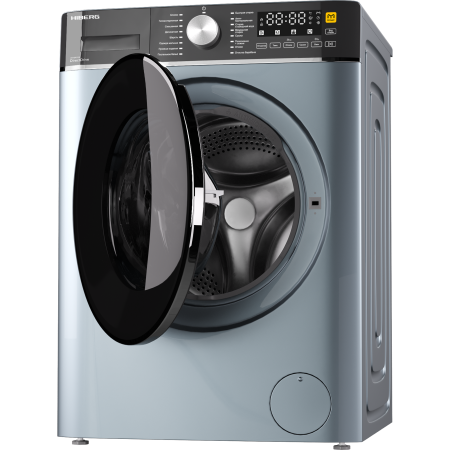 стиральная машина hiberg i-ddq8-10614 sd steam, inverter, с сушкой, темно-серый