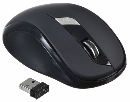 мышь беспроводная oklick 465mw черный