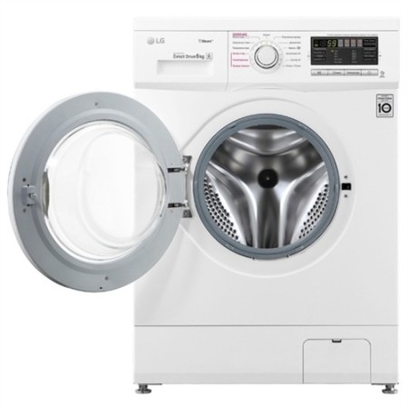 стиральная машина lg f1296nds0 steam, белый