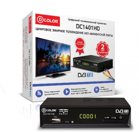 цифровая приставка d-color dc1401hd