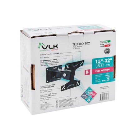 кронштейн vlk trento-102 черный 15-32"