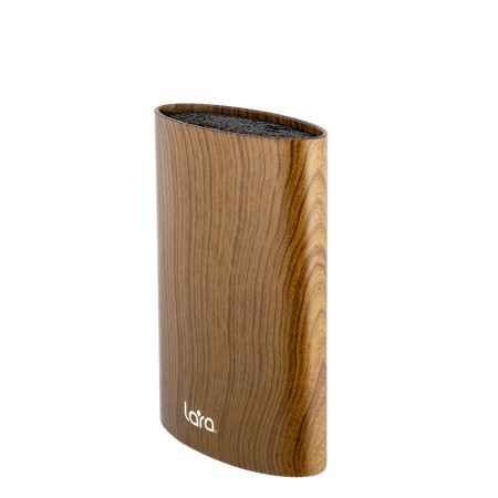 подставка для ножей lara lr05-101 wood