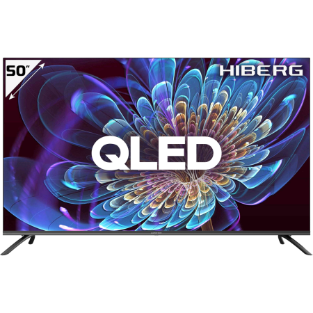 телевизор qled hiberg qled 50y smart tv 4k
