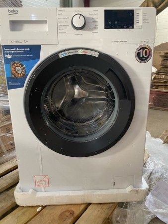 стиральная машина beko wsre 7612 xawi inverter,трещина на крышке,вмятины по бокам