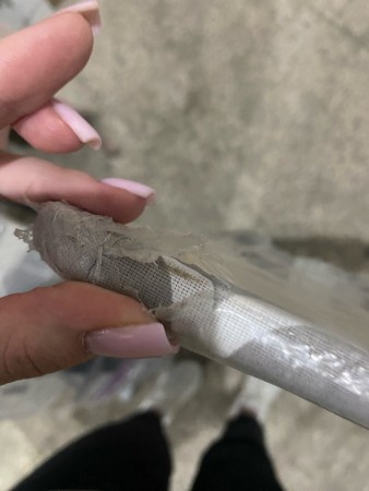 гладильная доска ника белль, порван чехол, загрязнения, нет заглушки 1