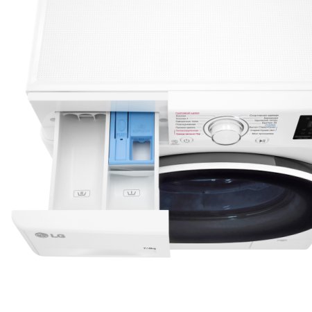 стиральная машина lg f2j6hg7w steam, с сушкой