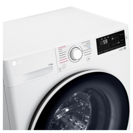 стиральная машина lg f2j6hg7w steam, с сушкой