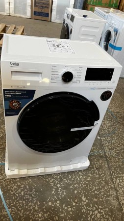 стиральная машина beko wspe 6h616 w inverter, steam, нет упаковки,царапины и потертости 