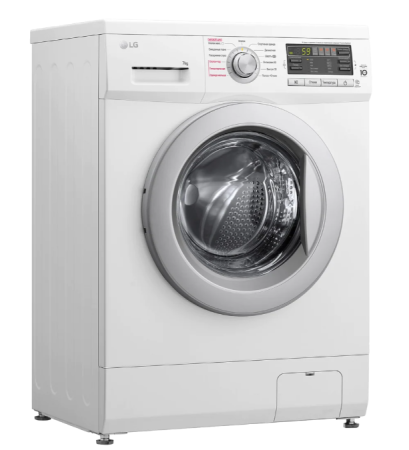 стиральная машина lg f1296hds1 steam, белый