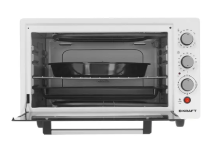 мини печь kraft kf-mo 4506 w (белый)