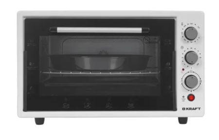 мини печь kraft kf-mo 4506 w (белый)