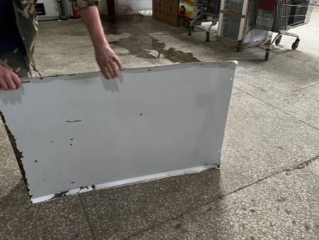 ограждение ballu 700*1200*1000, ржавчина, замятое, царапины , потертости 