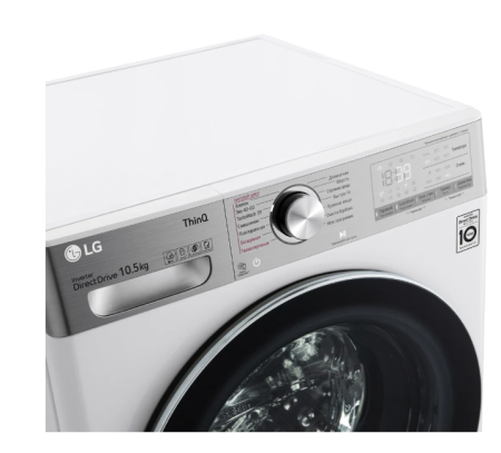 стиральная машина lg tw4v9rw9e ai dd, steam, белый
