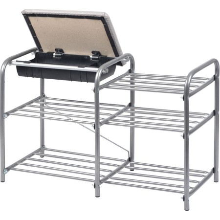 этажерка ника "люкс 5" этл 5/3 серый/серый (790х330х510)