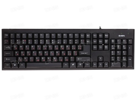 клавиатура sven 303 usb черная