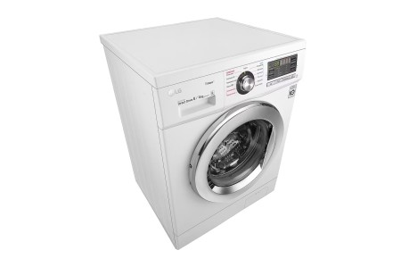 стиральная машина lg f1496ads3 steam, с сушкой, белый-