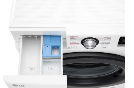 стиральная машина lg f2v3ps6w ai dd, steam, белый